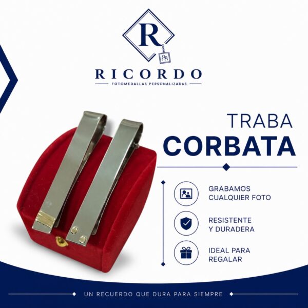 Traba corbata de acero por Ricordo